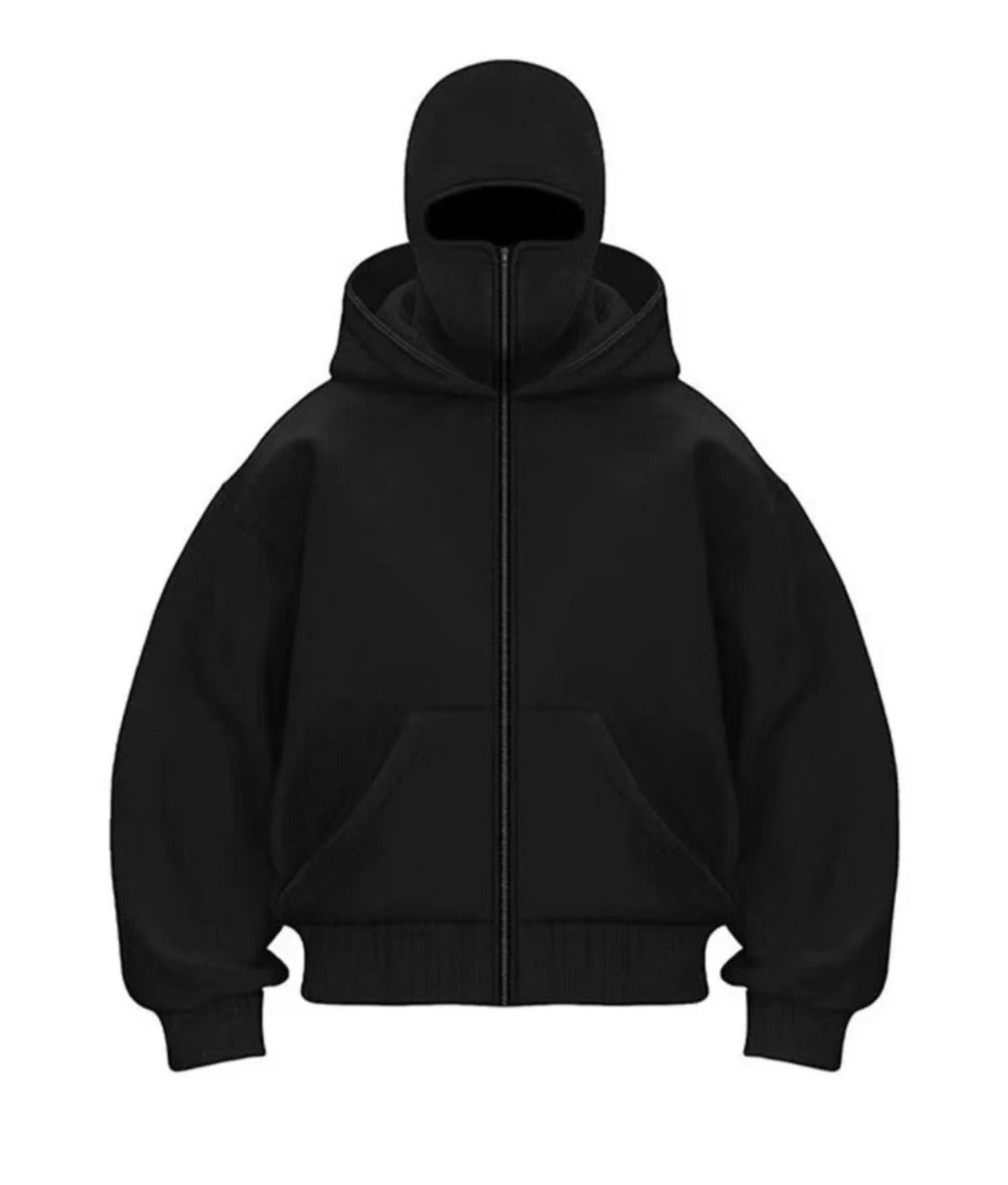 Men's Hooded Zip-Up Baseball Jacket